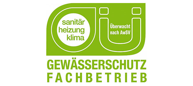 Sanitär Heizung Klima Zertifikat - Gewässerschutz Fachbetrieb